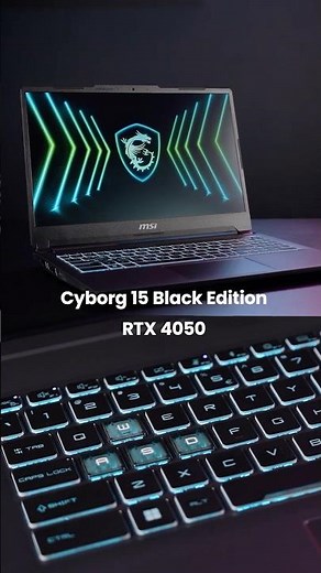 Still Gaming on RTX 3050? You’re Missing Out | Cyborg 15 Black Edition | MSI