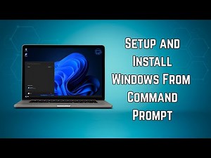 Setup and Install Windows From Command Prompt