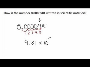 Standard to Scientific Notation Instructional Video (Spanish)