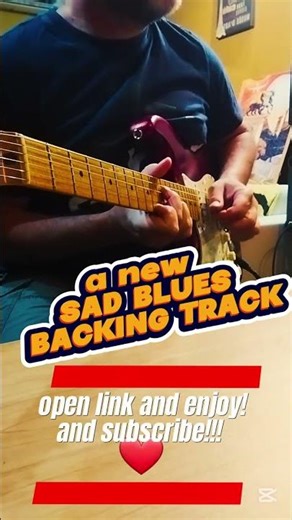 SAD BLUES BACKING TRACK IN Eminor