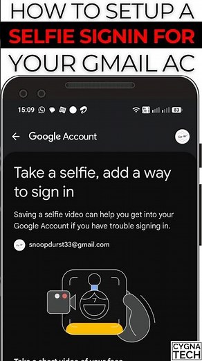 🤳 How to Setup a Selfie Login for Your Google Gmail Account in Case You Forget Your Password