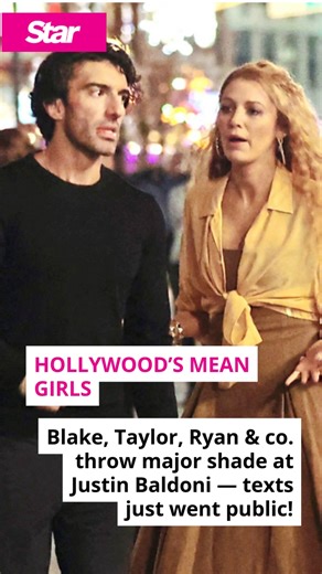 Blake, Taylor, Ryan & Jenny go off on Justin Baldoni in unsealed texts. Hollywood gossip just got messy. Read the full story: https://vip.starmagazine.com/issues/february-16-2026/blake-lively-and-justin-baldoni-drama-explodes-as-new-private-texts-are-unsealed?utm_source=meta&utm_medium=reel&utm_campaign=Hollywood_mean_girls&utm_id=vmg_176 | Star Magazine