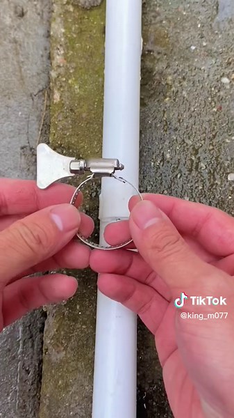 How to Secure PVC Pipe with Metal Clamp