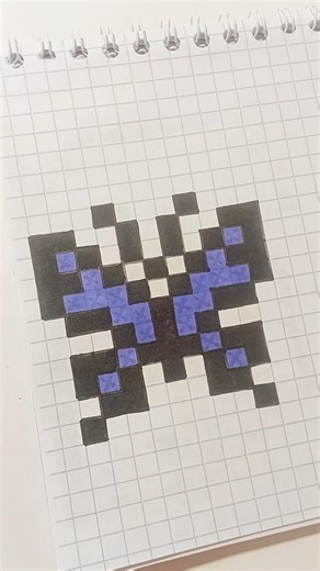 Like & follow for more cute pixel art ☺️🎀#pixelart #pixelartideas #drawing #tutorial #viral #fyp