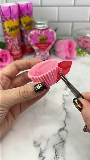Galentine Tea Party Dessert Idea: How to Make a Mini Candy Cupcake
