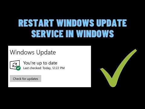 How to Restart Windows Update Service in Windows