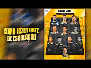 How to Make Line-up Art for Football Games - Line-up Football Soccer Edit | PicsArt Tutorial