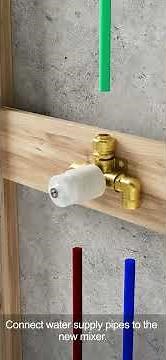 shower mixer universal body installation