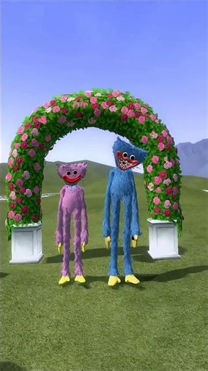 Huggy Wuggy and Kissy Missy Got Married! | Garry’s Mod #huggywuggy #gmod #gamingshorts