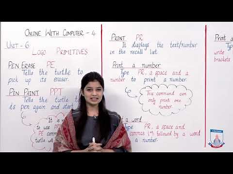 Class 4 - Computer Studies - Chapter 6 - Lecture 3 Logo Primitives Commands -3 - Allied Schools