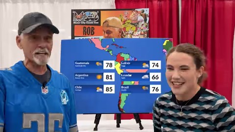 7.1K views · 116 reactions | MUST WATCH: Voice actor Rob Paulsen was born in Detroit and raised in Grand Blanc - and visited with Meteorologist Katie Nickolaou recently about voicing Yakko Warner on Animaniacs and giving an epic forecast. Enjoy! https://www.wlns.com/weather/weatherstories/michigan-native-returns-home-for-comic-con/ | WLNS-TV | Facebook