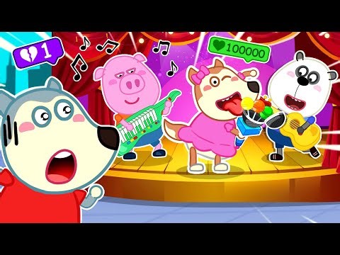 Wolfoo Salah Ambil Mikrofon Permen Lolipop Dan Membuat Panggung Jadi Kacau 🍭😂 | Wolf Indonesia