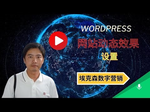 50.WordPress网站动态效果设置（elementor）-埃克森数字营销