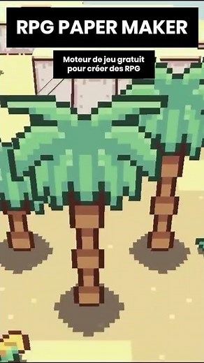 Moteur gratuit pour créer des jeux vidéo RPG (RPG PAPER MAKER) #gamedev #indiegamedev
