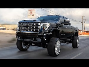 The FIRST ever 2024 GMC Denali 2500 Duramax to be lifted on Wide wheels in the country done in Texas