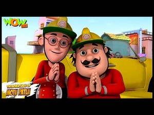Motu Patlu Cartoons In Hindi | Animated cartoon | The fire fighter | Wow Kidz