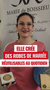 255K views · 1.6K reactions | Alors qu'elle allait devenir prof de maths, Marie a tout quitté pour devenir créatrice de robes de mariée. 淋瑱 Son concept ? Des robes en 3 pièces qui peuvent se reporter indépendamment. ‍♀️ Fini la robe portée une fois qui dort au fond d'un placard !  | Ouest France | Facebook