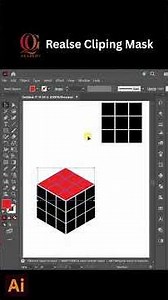 How to create Rubix Cube in Illustrator | Quirky Graphic Academy