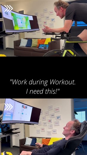 Ever Worked Like This? Introducing NUIA Flow. #work #workout #technology #computer