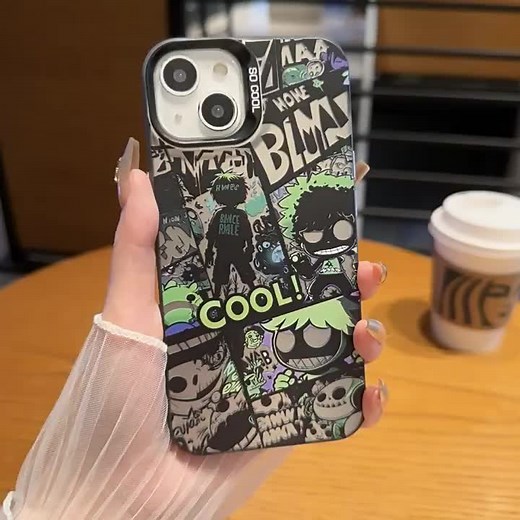 [CaseButterfly]Casing for All Models Infinix/Realme/Apple/OPPO/Vivo/Samsung/Redmi Plating Metal Cool Graffiti Phone Case Cool Fashion Brand INS Luxury Shockproof TPU Back Cover#phonecase #shockproofcase #graffiti #shockproofcase #couple #tiktokshop #fpy #luxury #tiktokfind
