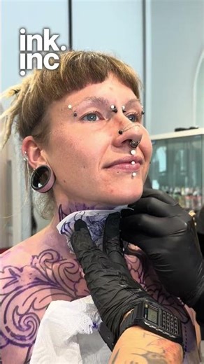 🔮 Mandala Chest & Neck Tattoo | Ornamental Symmetry Design