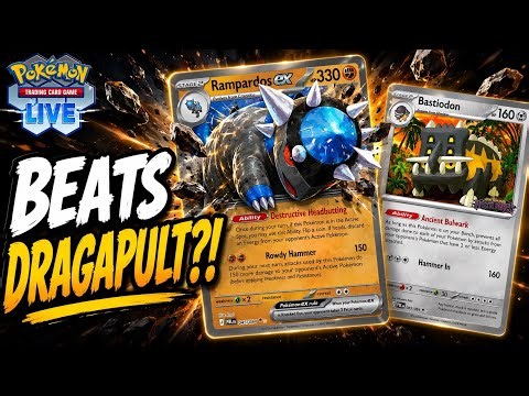 Rampardos ex BEATS Dragapult?! — Pokemon TCG Live Gameplay