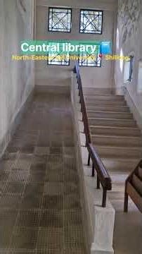 North-Eastern Hill University Shillong central library #engineering ka adaboot namuna #viral #nehu