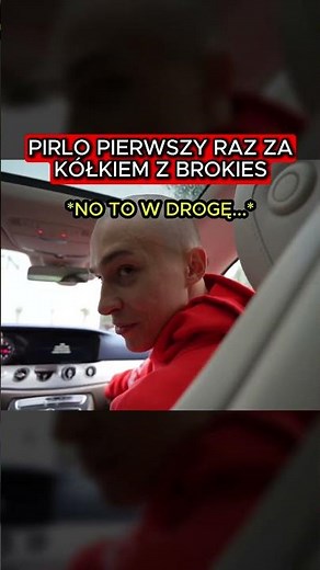 PIRLO PIERWSZY RAZ ZA KÓŁKIEM Z BROKIES #pirlo444 #brokies #dajczman #discokarol #prawojazdy