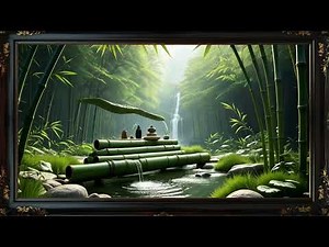 Soothing Waterfall & Lake View – 4K Nature Art for Frame TV & Smart Display