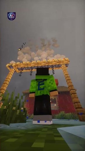 I found an Illegal Building hack in #minecraft #shorts #minecraftbuilding #gaming #satisfying