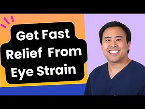 The Easy Secret to Treat Eye Strain. Relief from Burning Blurry Vision