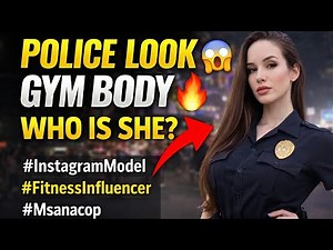 Is She Really a Cop? 😳 Police Look Fitness Model Shocks Internet