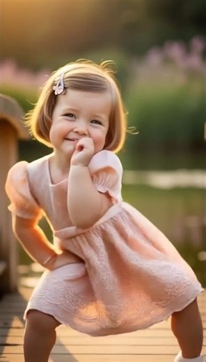 Dancing Queen in Pink #shorts #baby #dance #cute