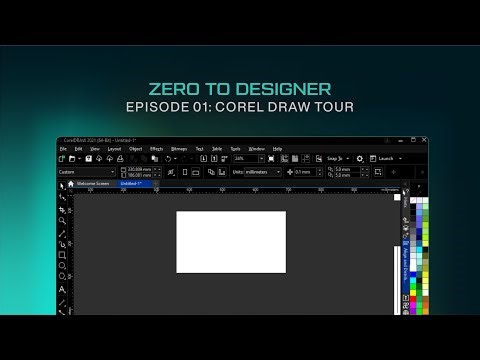 Lesson 01: CorelDraw tour