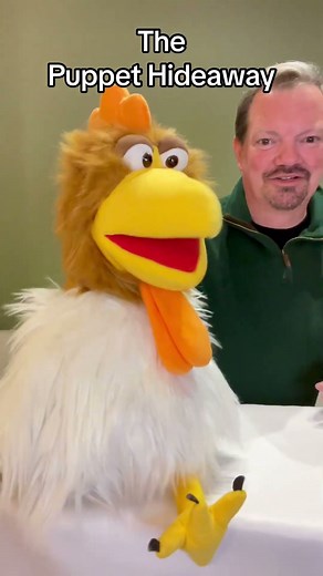 Puppet of the Day - Rooster Puppet made by Silly Puppets at The Puppet Hideaway with Eric Thomsen