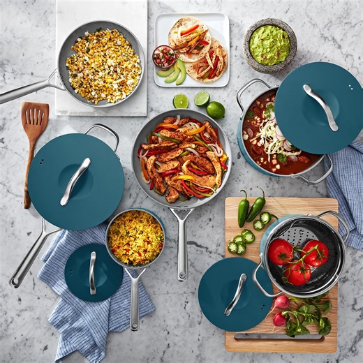 Member's Mark 11-Piece Modern Ceramic Cookware Set - Samsclub.com