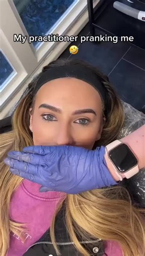 Pranking my client thinking this was her lip blush results 🤣 #practitioner #fyp #lipblushgonewrong #tattoo #spmu #pranking #botched #client #bloopers