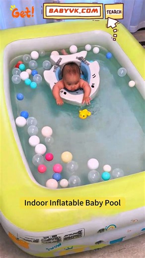 BabyVK® | Indoor Inflatable Baby Pool That Turns Any Room Into a Mini Water Park. 🛒 Shop link: https://babyvk.com #Baby #BabyMustHaves #BabyVK... | Instagram