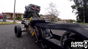 1.4M views · 126K reactions | Blower Head getting pumped for his Chainsaw Trike Run!! | Danny Huynh Creations | Facebook
