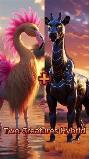 #194 🔥 AI-Generated Hybrid Animals That Will Blow Your Mind🧬😲 #short #hybrid #animals