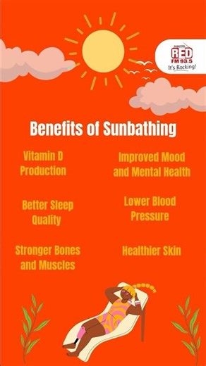 Benefits of Sun Bathing #redcares #redfmshillong #itsrocking