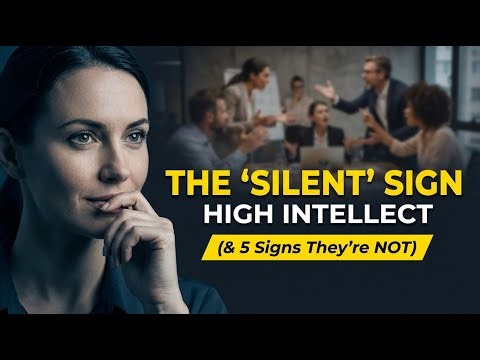 The "Silent" Sign Someone is Highly Intelligent (and 5 Signs They're Not)