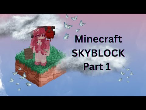 Part 1 / Minecraft Survival SkyBlock With Islands / Block ASMR