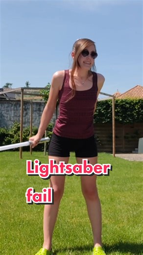 My sith origin story #lightsaber #obiwankenobi #fail #funny