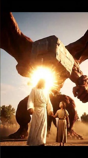 Jesus Protects the Child from the Demon Attack | Divine Light vs Darkness