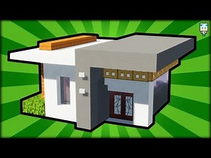 TUTORIAL - HOW TO BUILD A MODERN HOUSE IN MINECRAFT