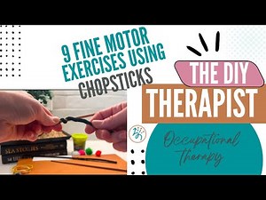 9 Fine Motor Exercises using Chopsticks