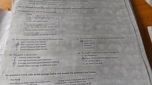 Part A: Multiple Choice QuestionsFor questions 1 to 4, refer t... | Filo