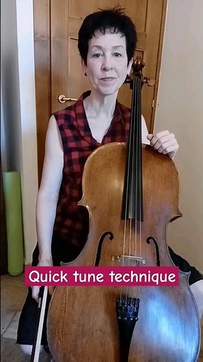 Advanced cello tuning #cello #celloteacher