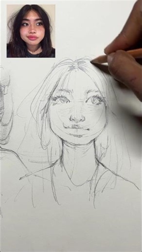 How to draw girl easily ✏️#shorts